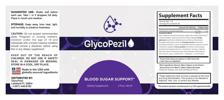 Glycopezil official metabolic formula
